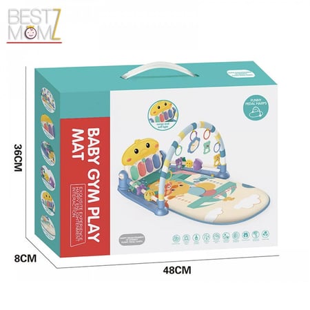 حصيرة لعب للاطفال -ازرق