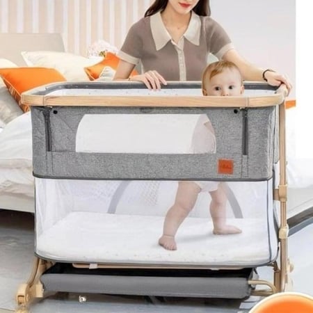 سرير أطفال نكست تومي باللون البينك