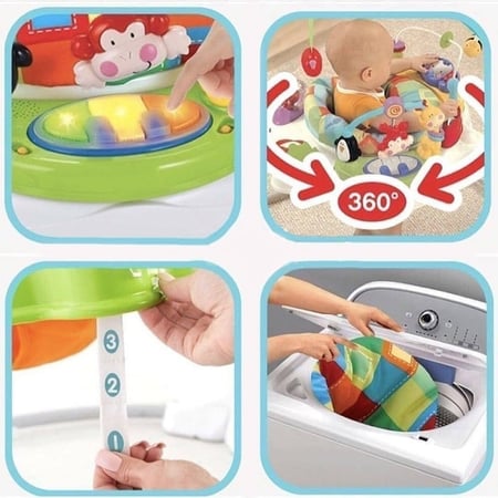 نطاطة بمقعد دوار