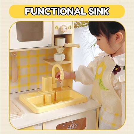 مطبخ خشبي تفاعلي للاطفال