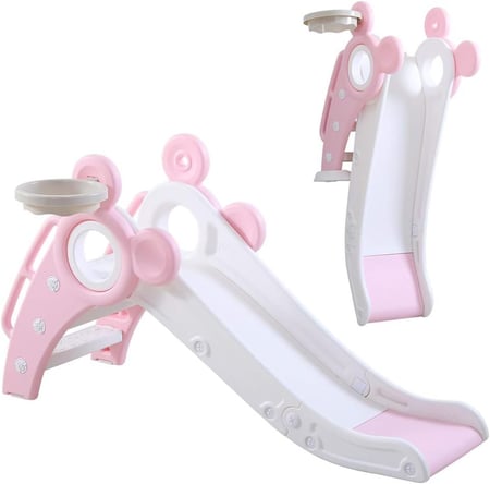 تزحلق ممتع للاماكن المغلقة او المفتوحة باللون الوردي