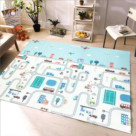 حصيرة لعب للأطفال بوجهين