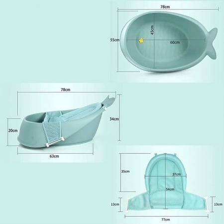 حوض استحمام الحوت اللطيف
