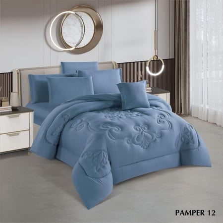 مفرش بامير صيفي مزدوج - (8 قطع)