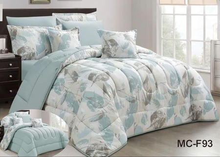 مفرش صيفي مزدوج مشجر-8قطع