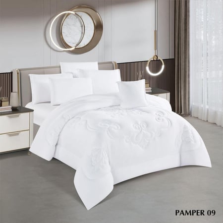 مفرش بامير صيفي مزدوج - (8 قطع)