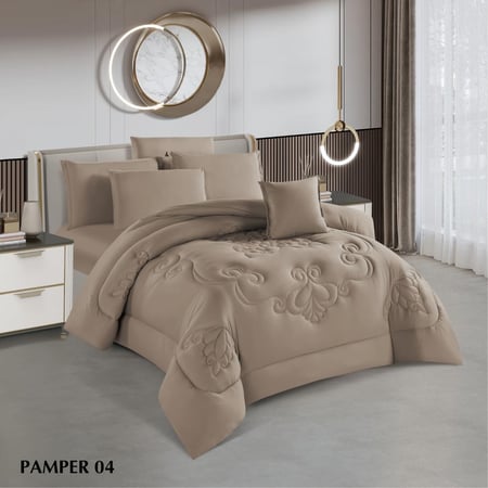 مفرش بامير صيفي مفرد ونص - (٤ قطع)