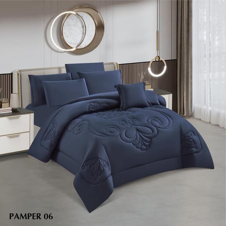 مفرش باميراصيفي مزدوج - (٨ قطع)