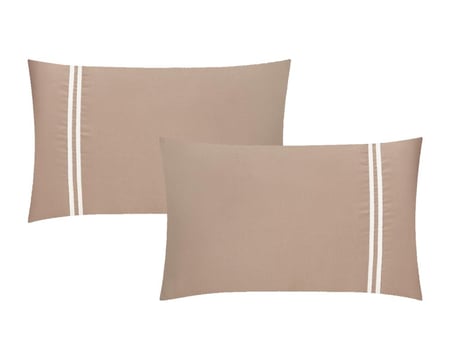 مفرش عنود مزدوج مطرز — فاخر (8 قطع