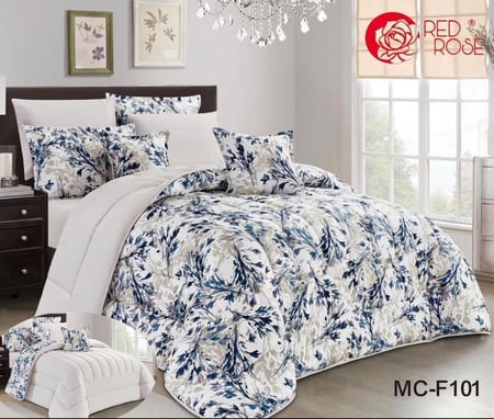 مفرش صيفي مزدوج مشجر-8قطع