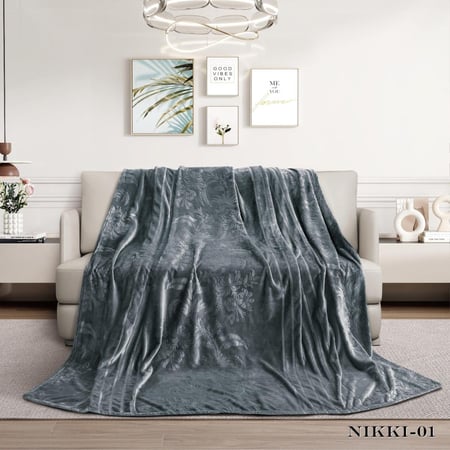 بطانية وشاح – نفرين | مخمل فاخر