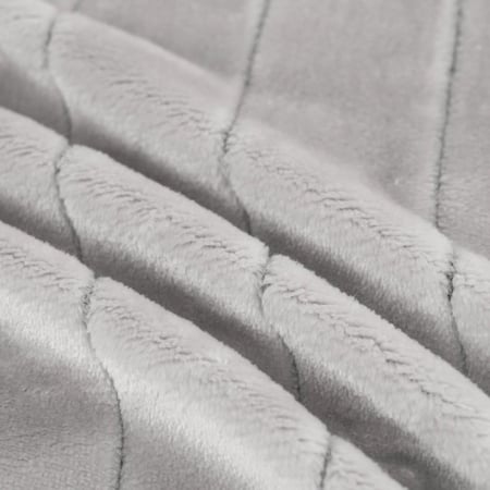 مفرش شتوي مفرد ونص 4 قطع - ريلاكس-لون رمادي