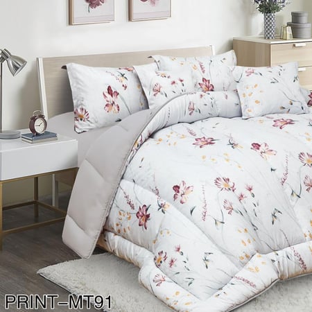 مفرش صيفي مزدوج  مشجر -6قطع