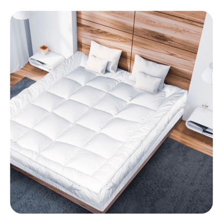 لباد سرير مفرد ونص  مقاس 120*200 ارتفاع 12سم