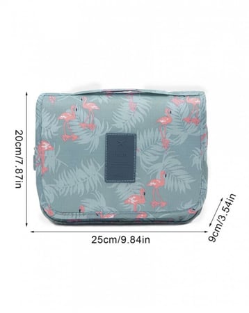 حقيبة تخزين استحمام بنمط فلامنغو