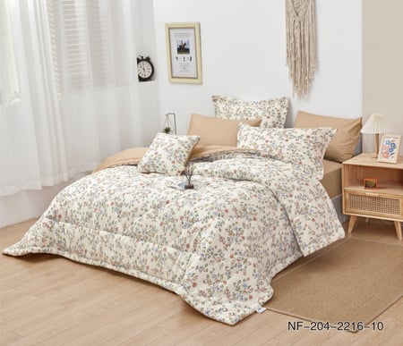 مفرش بروس 7 قطع قطن | مزدوج