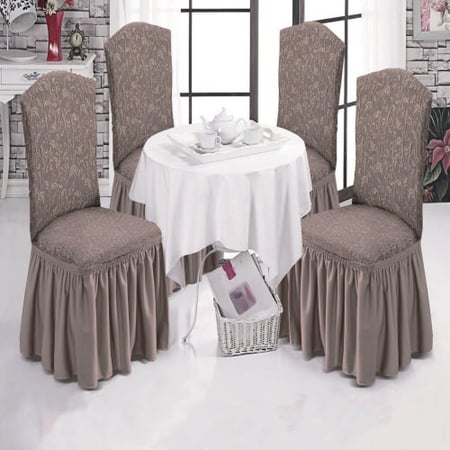 تلبيسة كراسي سفرة 4 قطع جلندا