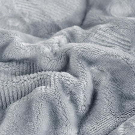 مفرش مارشميلو أطفال شتوي لون رمادي- 3 قطع
