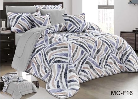 مفرش صيفي مزدوج مشجر-8قطع