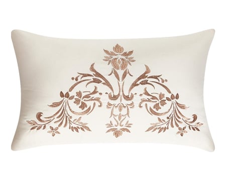 مفرش عنود مزدوج مطرز— فاخر (8 قطع