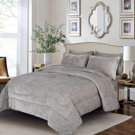 مفرش شتوي مفرد ونص مخمل 4 قطع - سوفت