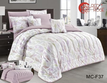 مفرش صيفي مزدوج مشجر-8قطع