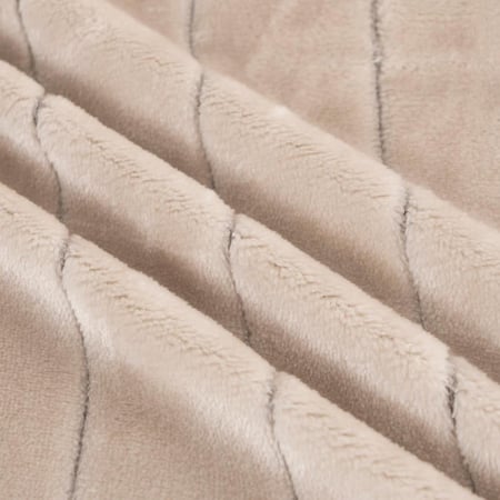 مفرش شتوي مفرد ونص 4 قطع - ريلاكس-لون بيج