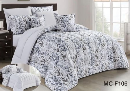 مفرش صيفي مزدوج مشجر-8قطع