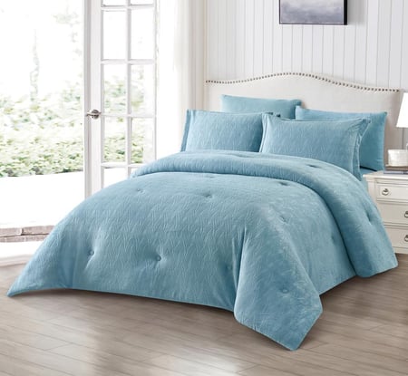 مفرش موسكو مخمل مزدوج-6قطع