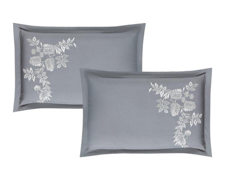 مفرش عنود مفرد ونص مطرز— فاخر (5 قطع