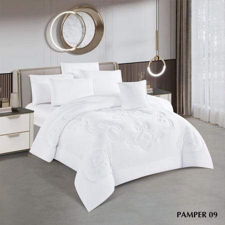 مفرش بامير صيفي مزدوج - (8 قطع)