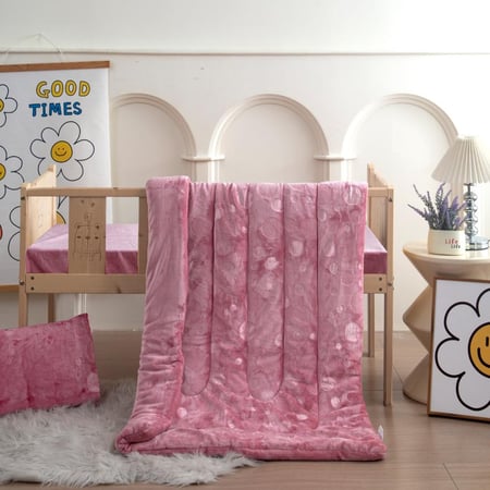 مفرش مارشميلو  أطفال شتوي - 3 قطع