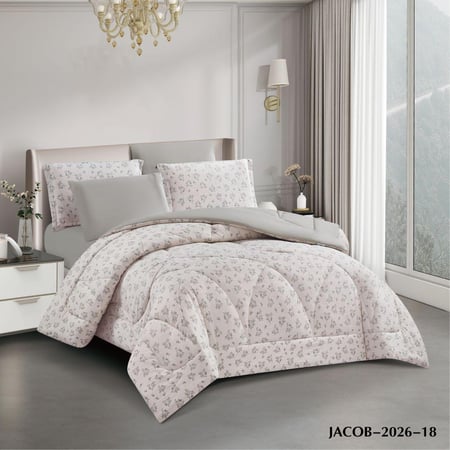 مفرش جاكو  مزدوج صيفي - 6 قطع