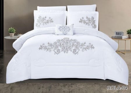 مفرش صيفي فاخر مزدوج 7 قطع