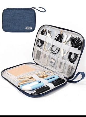 حقيبة تخزين أسلاك كهربائية محمول لسفر