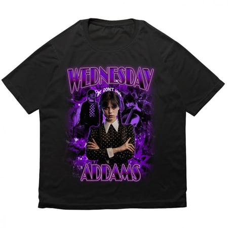 تيشيرت اوفرسايز | مسلسل wednesday addams