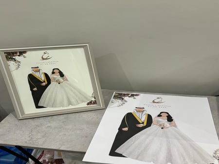 رسم مميز مع ايطار