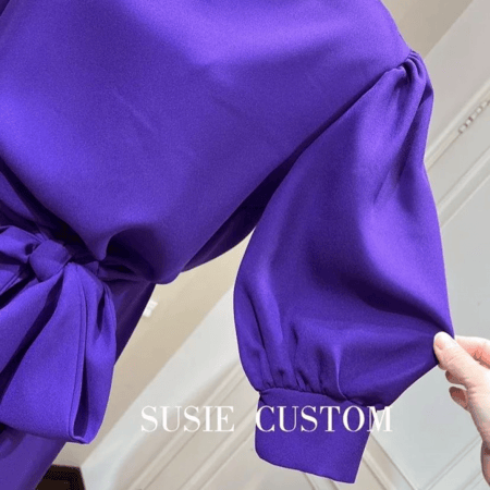 فستان موفي من الشيفون الملكي الرائع