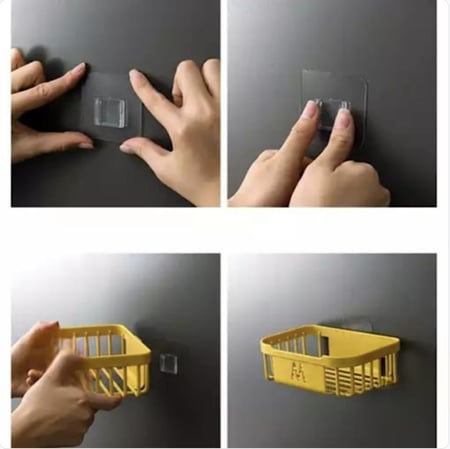 رف لاصق للمنديل والكريمات