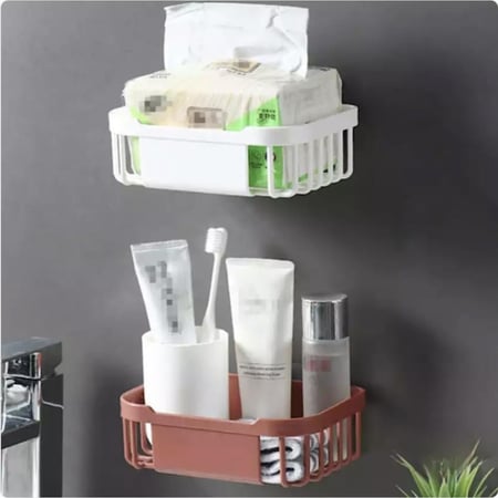 رف لاصق للمنديل والكريمات