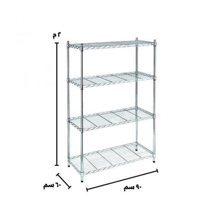 ارفف كروم مسطحة 200x90x60 سم