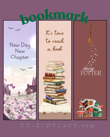 علامات مرجعية - فواصل كتب 15 سم