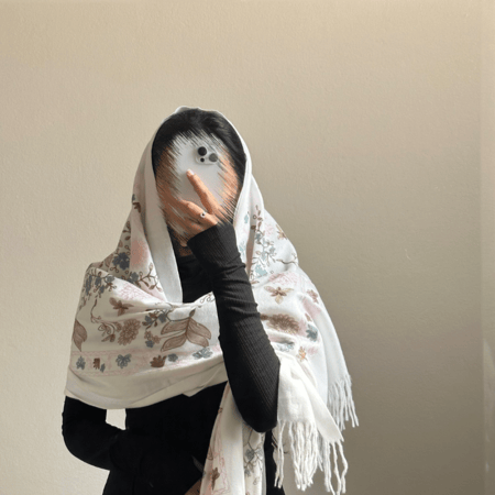 شال صوف #W12