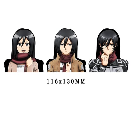 ستيكر ميكاسا ثلاثي الابعاد - Mikasa 3D Sticker