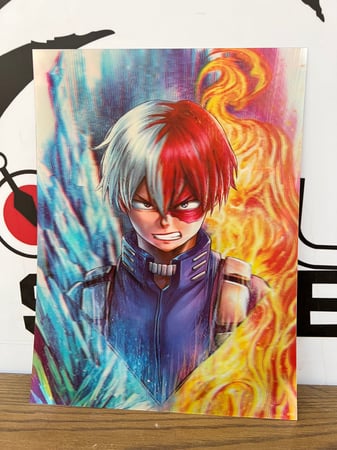 بوستر بوكو نو هيرو ثلاثي الابعاد - Boku no Hero 3D Poster