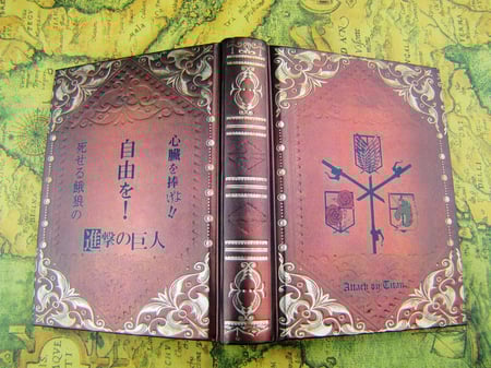 دفتر هجوم العمالقه -attack on titan notebook