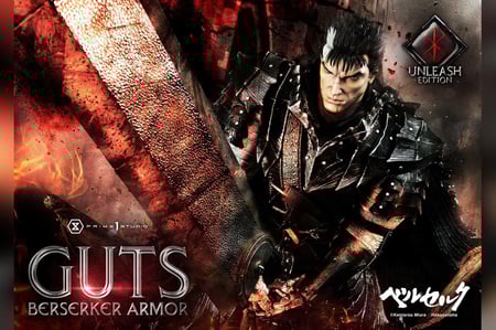 PRIME 1 STATUE Guts, Berserker Armor favorite Unleash Edition Deluxe Version