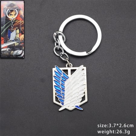 ميدالية هجوم العمالقة - Attack on titan Keychain