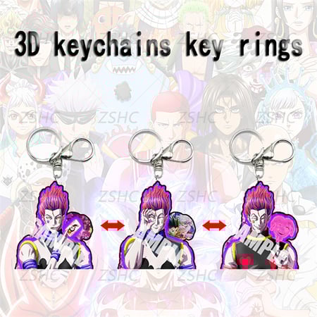 ميدالية هيسوكا ثلاثية الابعاد - Hisoka 3D Keychain