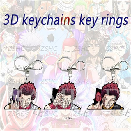 ميدالية هيسوكا ثلاثية الابعاد - Hisoka 3D Keychain